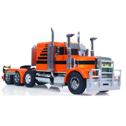In Stock TOUCAN 1/14 8x4 Tractor Truck 56344 Remote Control Construction Truck Lifting Steering Axle 3-Speed Smoke Unit Light Sound System RTR Model