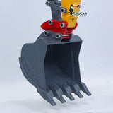 KABOLITE 1/18 K962 100S Remote Control Hydraulic Excavator RC Digger Electric Claw Ripper Hammer Construction Car Machine Toys