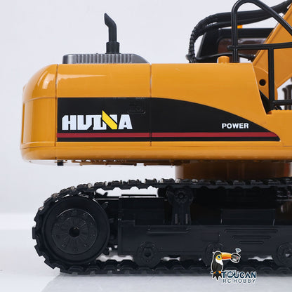 HUINA 1/14 RC Electric Excavator 1535 Remote Control Digger 15CH 2.4G Radio Finished Toy Model Battery Sound Light Effects