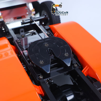 In Stock TOUCAN 1/14 8x4 Tractor Truck 56344 Remote Control Construction Truck Lifting Steering Axle 3-Speed Smoke Unit Light Sound System RTR Model