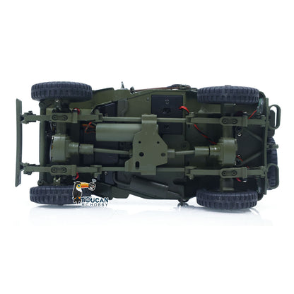 1/16 Remote Control Off Road Vehicle 4*4 Electric RC Military Truck Model Metal Car Shell Drive Shafts Chassis Rail Gears RTR