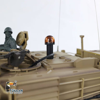 Henglong 1/16 TK7.0 Plastic USA M1A2 Abrams 3918 German Leopard2A6 3889 RTR RC Tank BB Infrared Combat Smoke Barrel Recoil Sound Light System