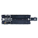 1 Meter Long! Metal 1/14 Heavy Duty 2Axle Low Flatbed Trailer for TAMIYA LESU Radio Control Tractor Truck RC Bulldozer Excavator