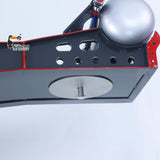 1 Meter Long! Metal 1/14 Heavy Duty 2Axle Low Flatbed Trailer for TAMIYA LESU Radio Control Tractor Truck RC Bulldozer Excavator