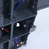 1 Meter Long! Metal 1/14 Heavy Duty 2Axle Low Flatbed Trailer for TAMIYA LESU Radio Control Tractor Truck RC Bulldozer Excavator