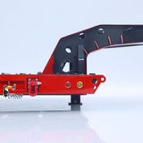 1 Meter Long! Metal 1/14 Heavy Duty 2Axle Low Flatbed Trailer for TAMIYA LESU Radio Control Tractor Truck RC Bulldozer Excavator