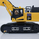 1/50 Radio Control Excavator PC520 Electric RC Digger Construction Vehicle Finished Model Toys Metal Tracks Lights Sounds Unit