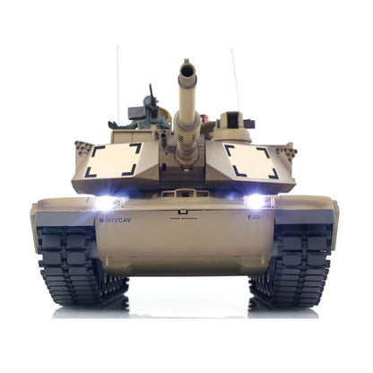 Henglong 1/16 2.4G TK7.0 Plastic USA Abrams M1A2 3918 RTR RC Tank Military Vehicle Model with BB IR Smoke Sound Light Metal Barrel
