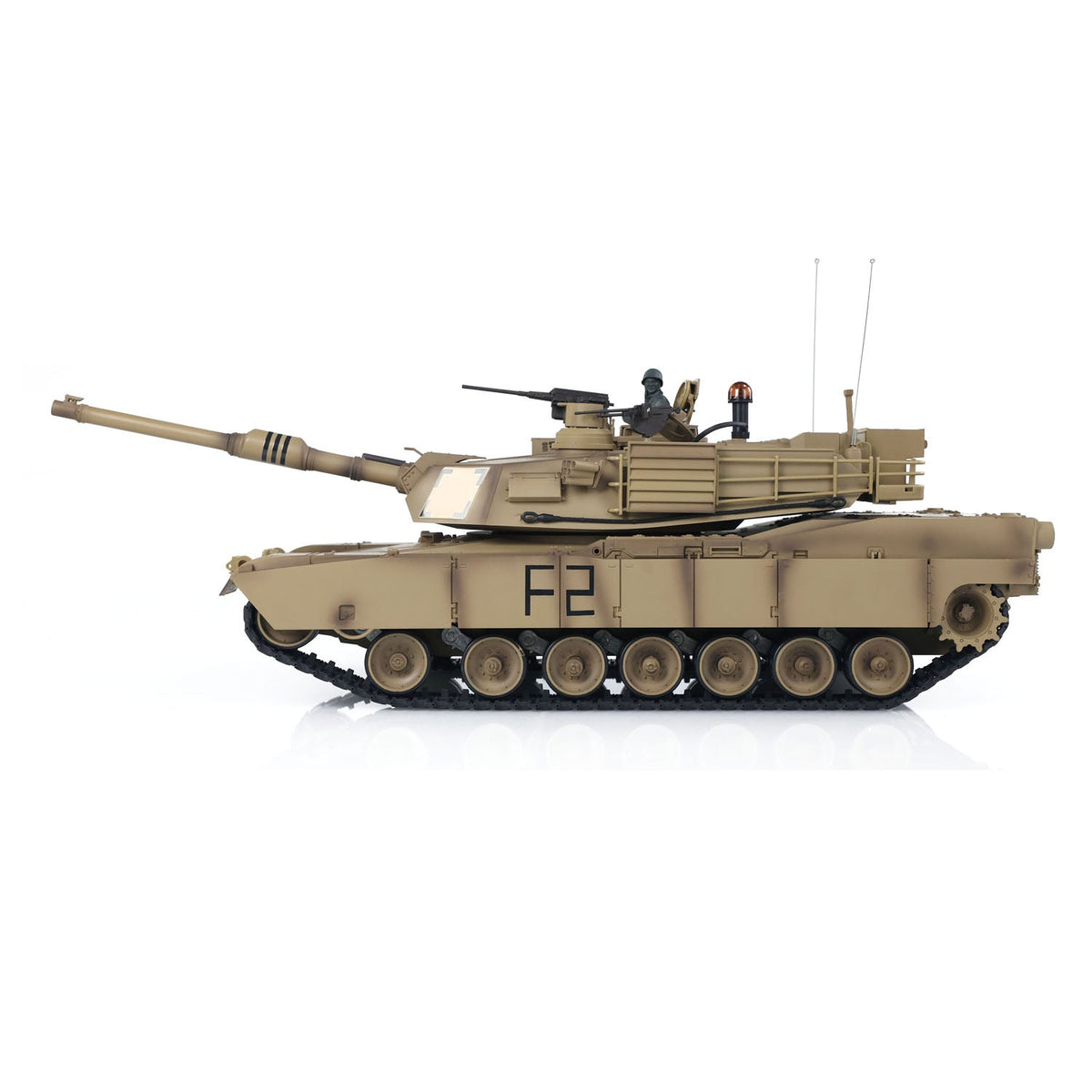 Henglong 1/16 2.4G TK7.0 Plastic USA Abrams M1A2 3918 RTR RC Tank Military Vehicle Model with BB IR Smoke Sound Light Metal Barrel