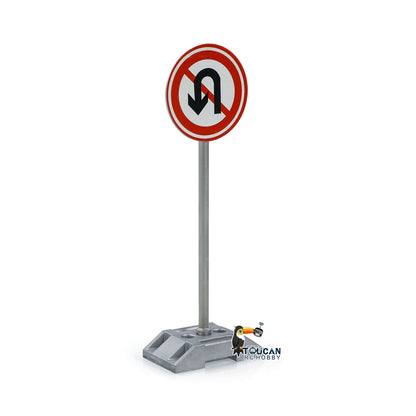 1/14 Dekoratives Verkehrszeichen für RC Baufahrzeug Funksteuerung LKW Automodell Ersatzteile DIY Zubehör