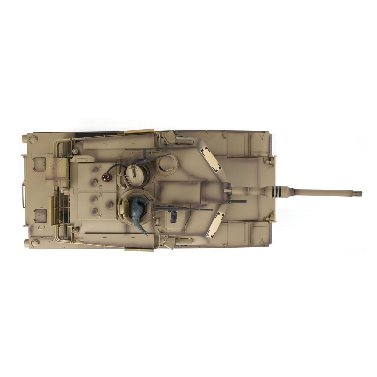 Henglong 1/16 2.4G TK7.0 Plastic USA Abrams M1A2 3918 RTR RC Tank Military Vehicle Model with BB IR Smoke Sound Light Metal Barrel