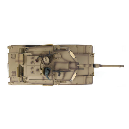 Henglong 1/16 2.4G TK7.0 Plastic USA Abrams M1A2 3918 RTR RC Tank Military Vehicle Model with BB IR Smoke Sound Light Metal Barrel