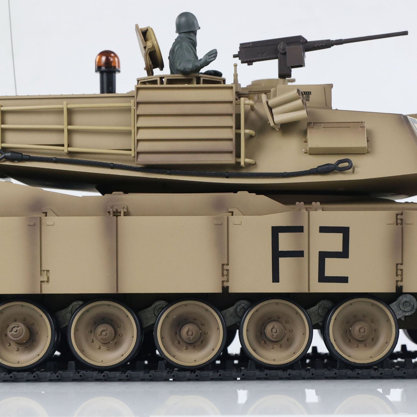 Henglong 1/16 2.4G TK7.0 Plastic USA Abrams M1A2 3918 RTR RC Tank Military Vehicle Model with BB IR Smoke Sound Light Metal Barrel