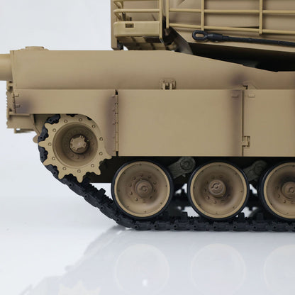 Henglong 1/16 2.4G TK7.0 Plastic USA Abrams M1A2 3918 RTR RC Tank Military Vehicle Model with BB IR Smoke Sound Light Metal Barrel