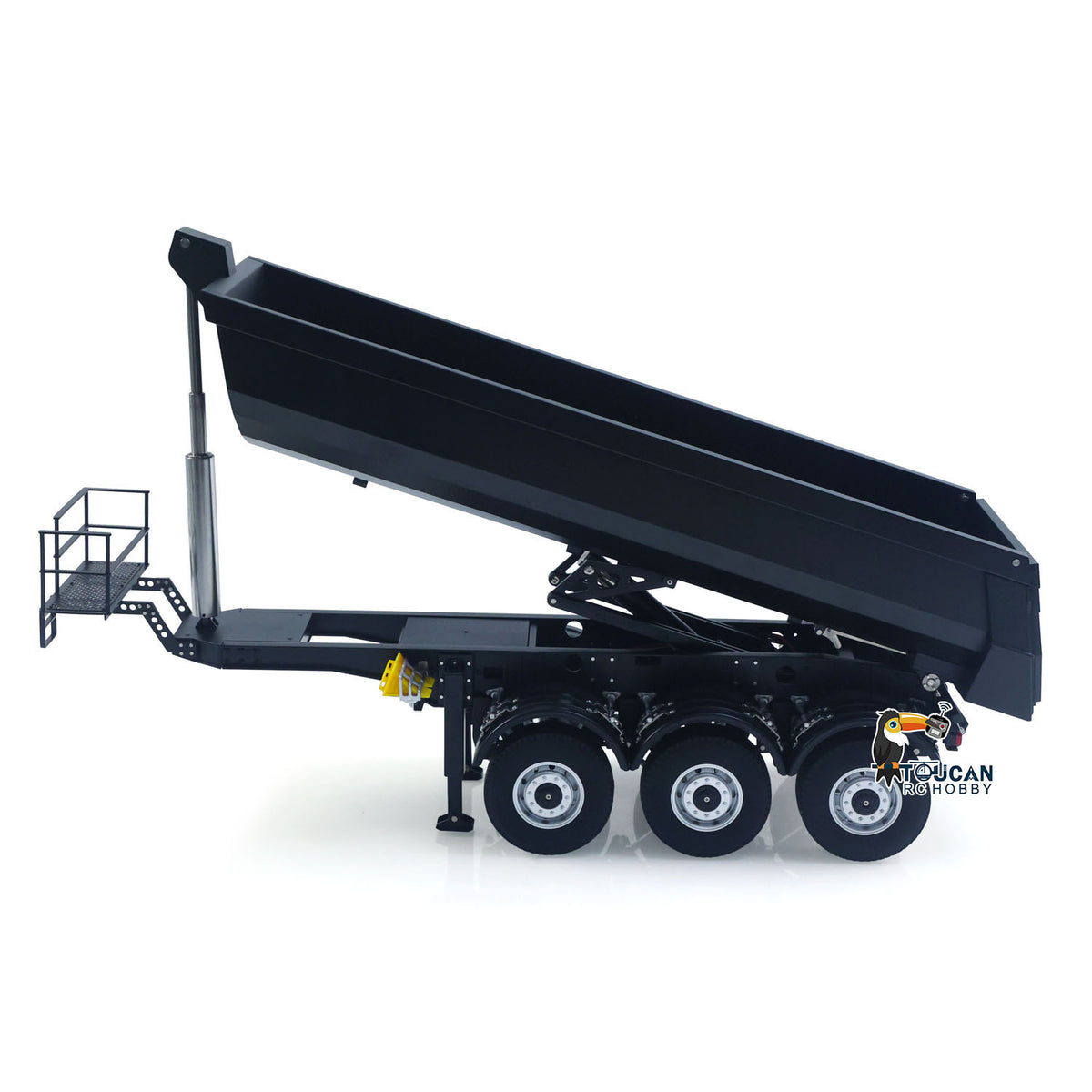 TOUCAN RC HOBBY Fast Free Shipping Kabolite 1/14 Metal Remote Control 3Axles Electric Lifting Semi Trailer Dumper for RC Tractor Truck SC 770S 100