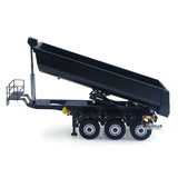 Fast Free Shipping Kabolite 1/14 Metal Remote Control 3Axles Electric Lifting Semi Trailer Dumper for RC Tractor Truck SC 770S 100