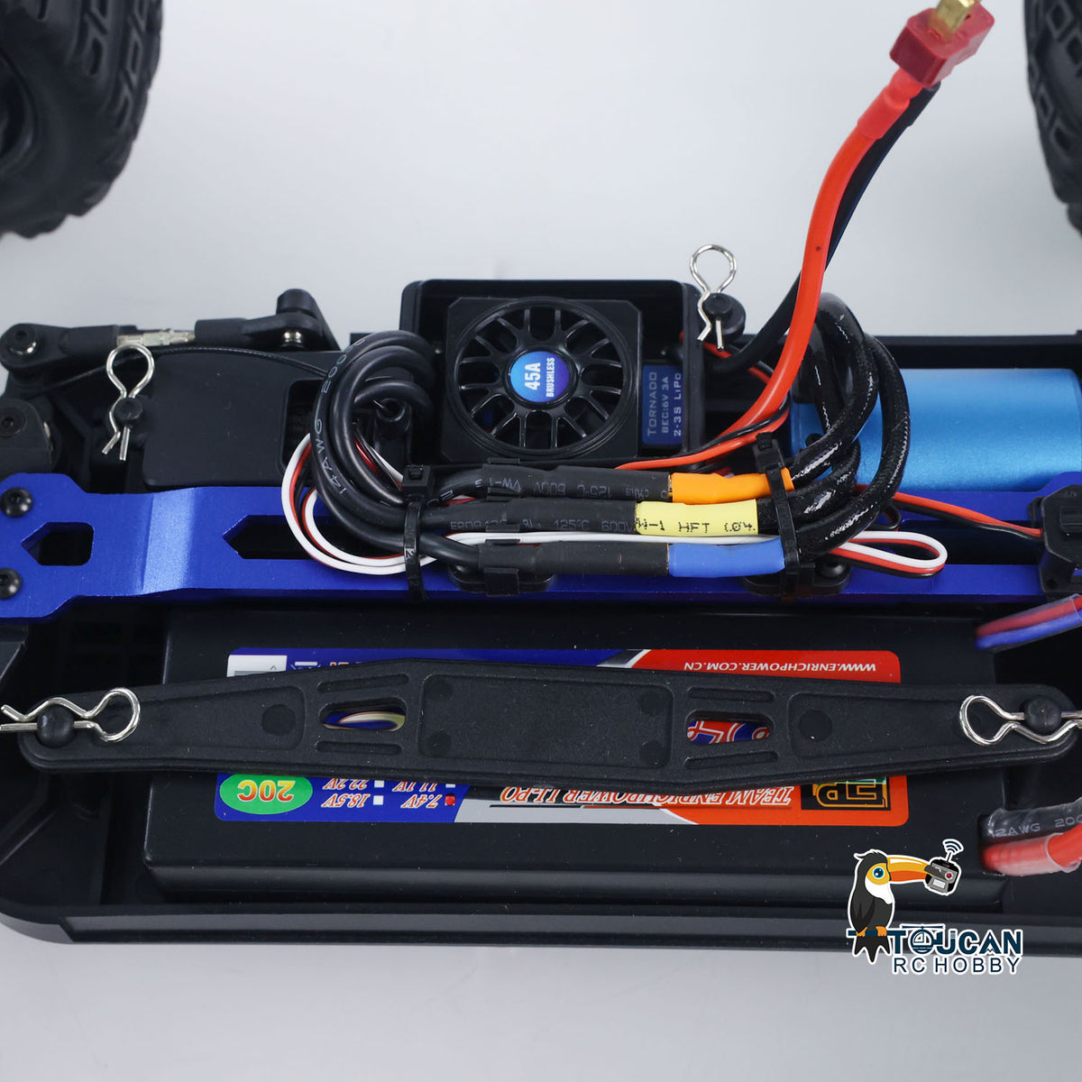 PVC-Schale VRX RH1066 1/10 Fernbedienung Off-Road-Auto RC Elektro Monster Truck 45A ESC 3650 Bürstenloser Motor Stoßdämpfer