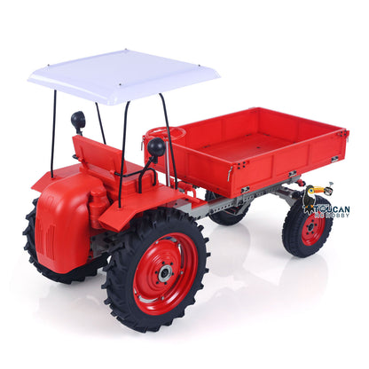 Kingkong 1/10 RC Ackerschlepper Automodell DONKEY T16 4x2 Transportfahrzeug Motor 2-Gang-Getriebe Achssperre Servo 6CH Radio Licht