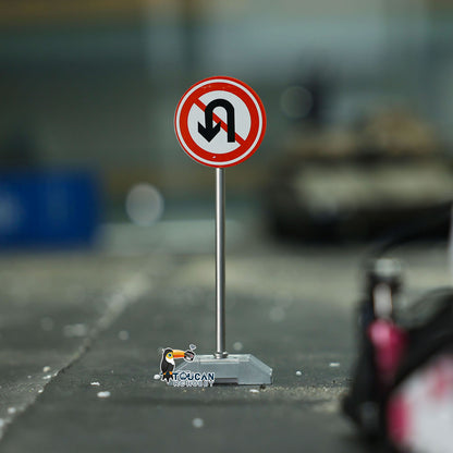 1/14 Dekoratives Verkehrszeichen für RC Baufahrzeug Funksteuerung LKW Automodell Ersatzteile DIY Zubehör