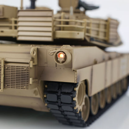 Henglong 1/16 2.4G TK7.0 Plastic USA Abrams M1A2 3918 RTR RC Tank Military Vehicle Model with BB IR Smoke Sound Light Metal Barrel