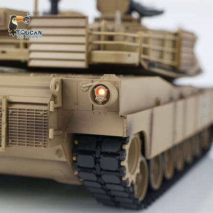Henglong 1/16 TK7.0 Plastic USA M1A2 Abrams 3918 German Leopard2A6 3889 RTR RC Tank BB Infrared Combat Smoke Barrel Recoil Sound Light System
