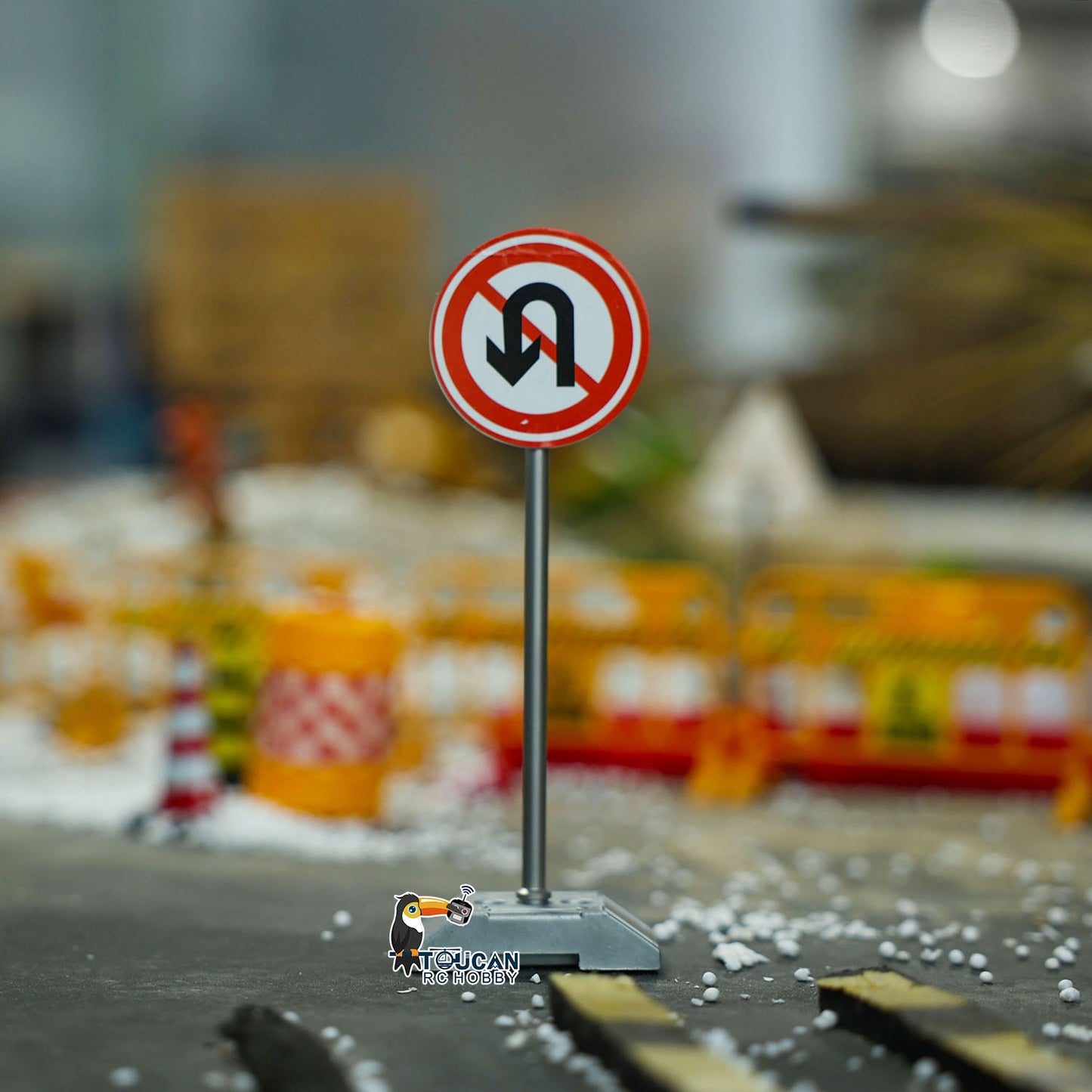 1/14 Dekoratives Verkehrszeichen für RC Baufahrzeug Funksteuerung LKW Automodell Ersatzteile DIY Zubehör