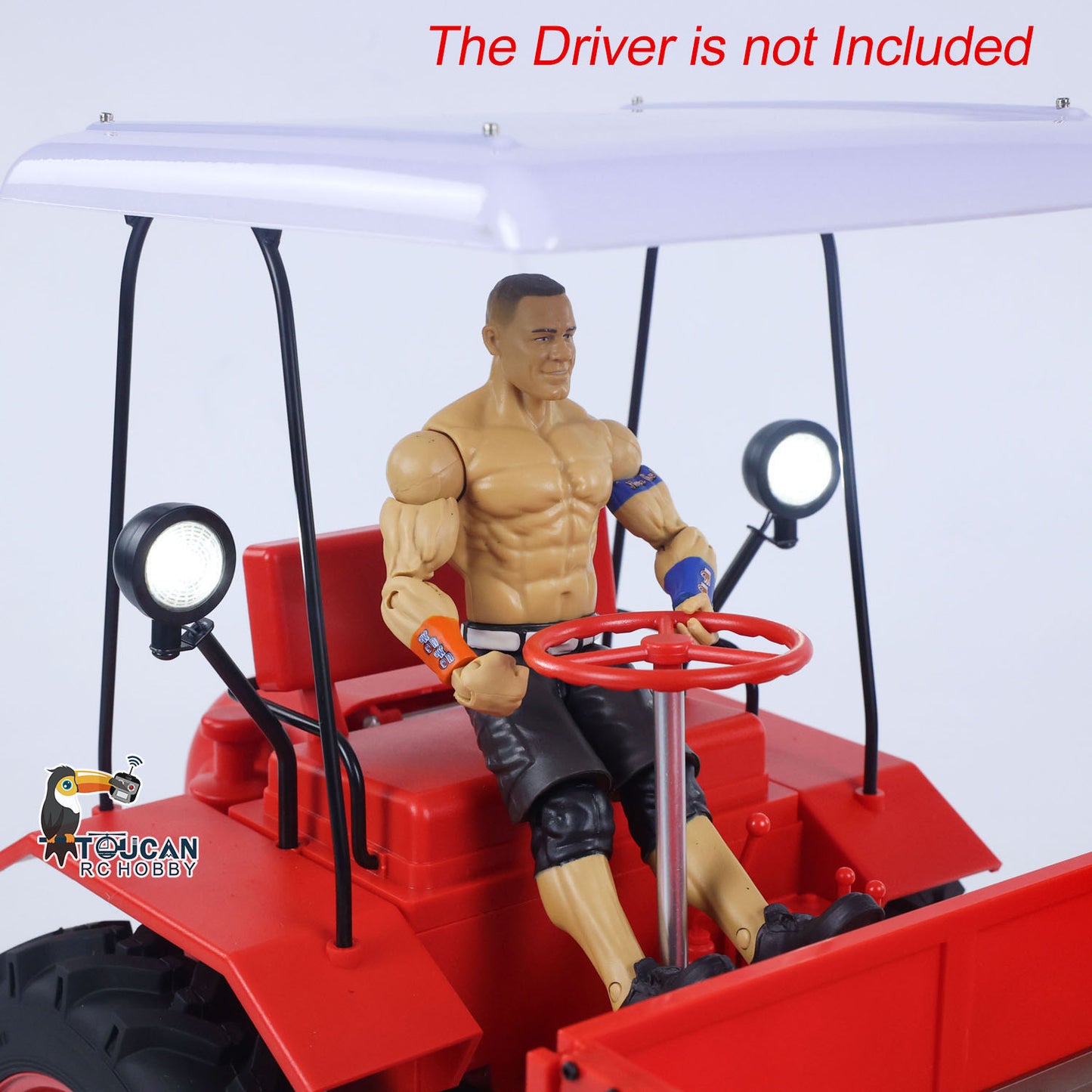 Kingkong 1/10 RC Ackerschlepper Automodell DONKEY T16 4x2 Transportfahrzeug Motor 2-Gang-Getriebe Achssperre Servo 6CH Radio Licht