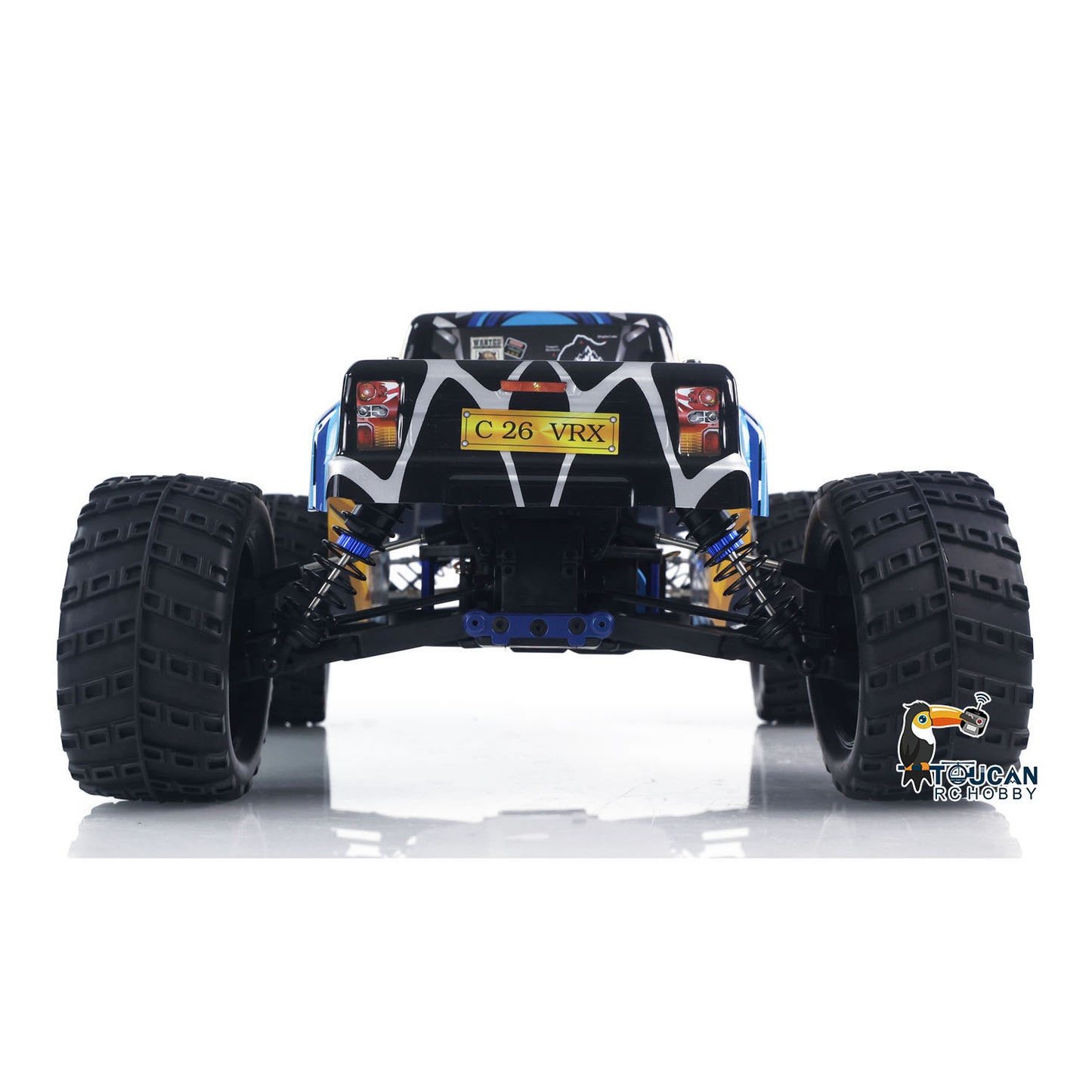 PVC-Schale VRX RH1066 1/10 Fernbedienung Off-Road-Auto RC Elektro Monster Truck 45A ESC 3650 Bürstenloser Motor Stoßdämpfer