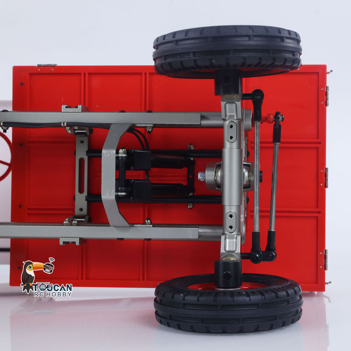 Kingkong 1/10 RC Ackerschlepper Automodell DONKEY T16 4x2 Transportfahrzeug Motor 2-Gang-Getriebe Achssperre Servo 6CH Radio Licht