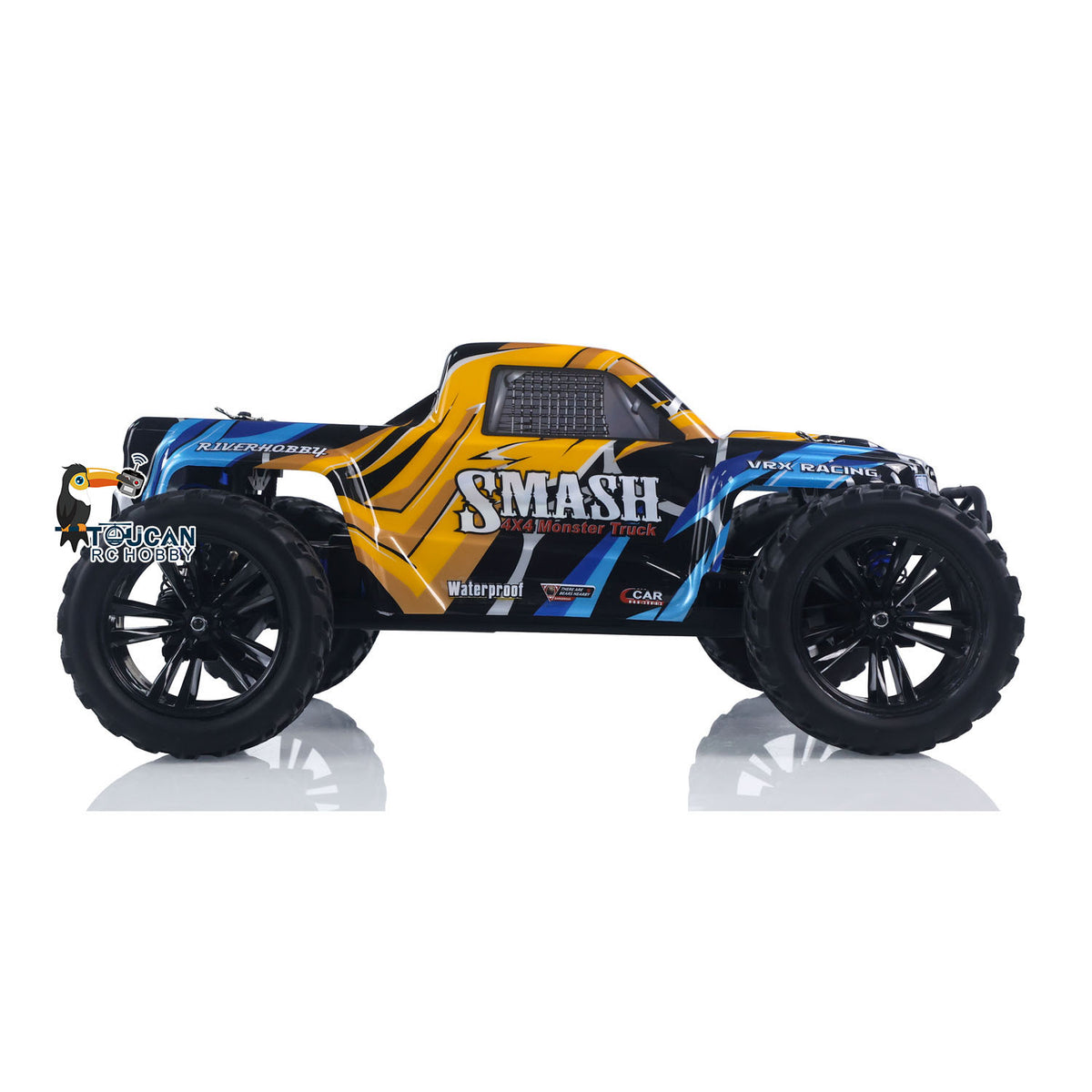 PVC-Schale VRX RH1066 1/10 Fernbedienung Off-Road-Auto RC Elektro Monster Truck 45A ESC 3650 Bürstenloser Motor Stoßdämpfer