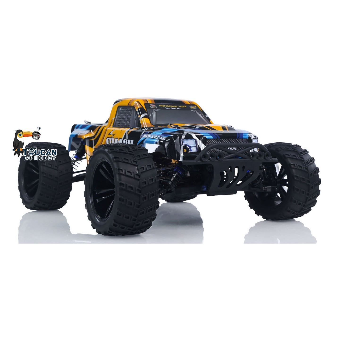 PVC-Schale VRX RH1066 1/10 Fernbedienung Off-Road-Auto RC Elektro Monster Truck 45A ESC 3650 Bürstenloser Motor Stoßdämpfer