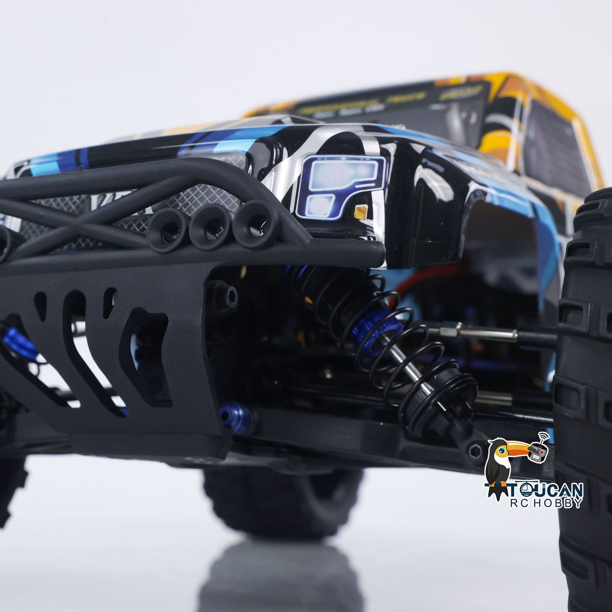 PVC-Schale VRX RH1066 1/10 Fernbedienung Off-Road-Auto RC Elektro Monster Truck 45A ESC 3650 Bürstenloser Motor Stoßdämpfer