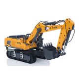 Fast Free Shipping 1/50 Electric RC Excavator K970 Remote Control Digger Construction Car Metal Bucket Tracks Lights Sounds Finished Model Toys