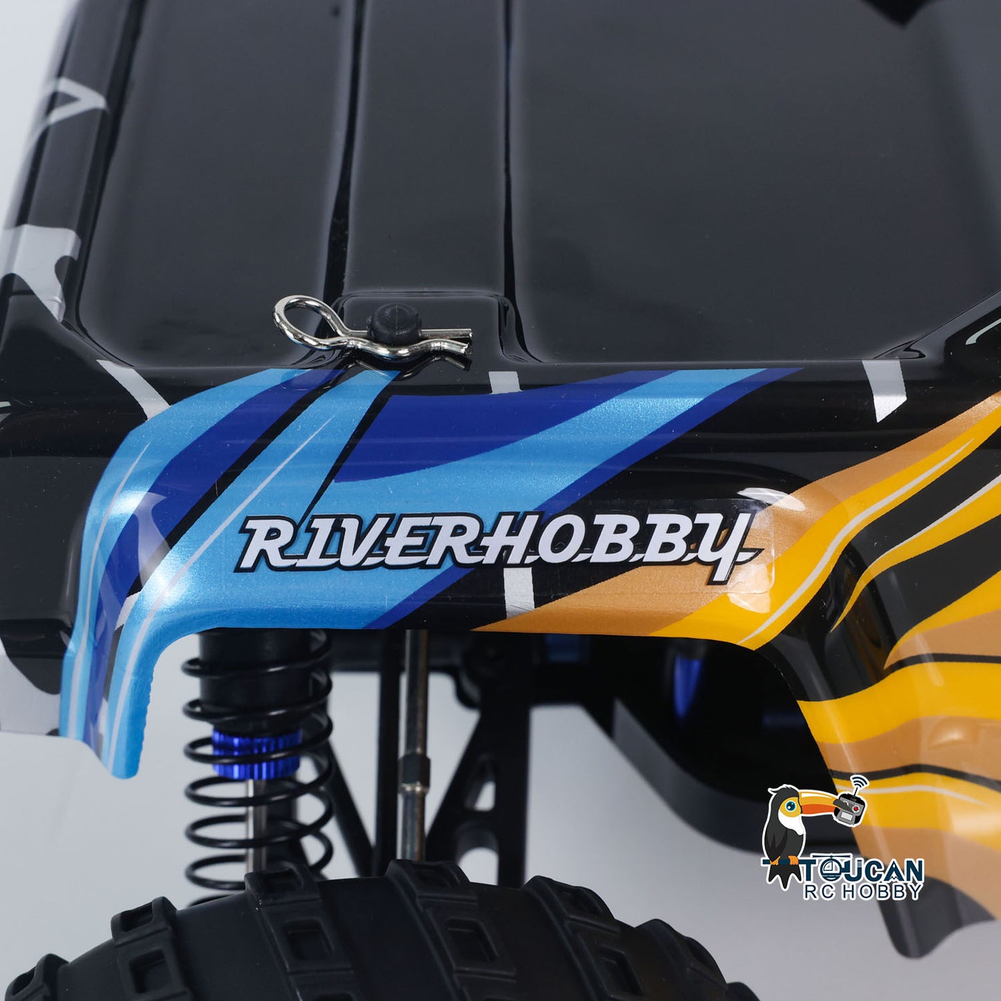 PVC-Schale VRX RH1066 1/10 Fernbedienung Off-Road-Auto RC Elektro Monster Truck 45A ESC 3650 Bürstenloser Motor Stoßdämpfer