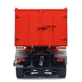 Metal 1/14 RC Hydraulic Dumper 8x8 Roll Off Dump Truck 3363 Emulated Car Model Rear Axle Steering ST8 Remote Control 3-speed