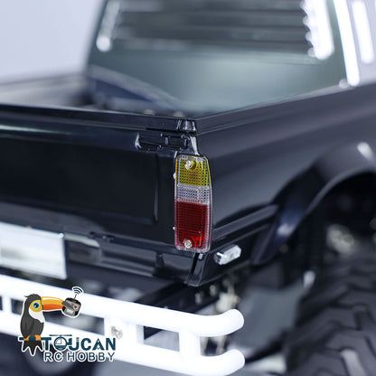 HG 1/10 RC Pickup Modell 4x4 Fernbedienung Rallye Auto Serie Fahrzeuge Racing Crawler Schwarz 2,4G RTR Motor Batterie 