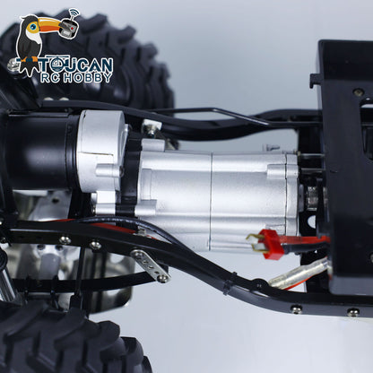 HG 1/10 RC Pickup Modell 4x4 Fernbedienung Rallye Auto Serie Fahrzeuge Racing Crawler Schwarz 2,4G RTR Motor Batterie 