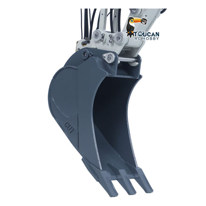 CUT Model Metal Electric Vibrating Tamper/Sweeper/Hydraulic Inclined Wide/Clamshell Bucket/Log Grapple/Wrist for 1/14 RC Excavator LR914 PRO MAX DIY Models