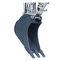 CUT Model Metal Electric Vibrating Tamper/Sweeper/Hydraulic Inclined Wide/Clamshell Bucket/Log Grapple/Wrist for 1/14 RC Excavator LR914 PRO MAX DIY Models