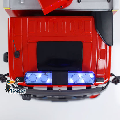 TOUCAN RC HOBBY 1/14 4x2 RC Fire Vehicles Radio Control Fire Fighting Truck 3-speed Transmission Lighting and Sound System Assembled and Painte