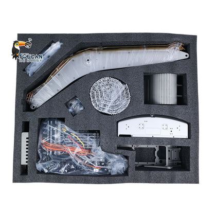 TOUCAN RC HOBBY LESU PC500 Metal 1/14 RC Hydraulic Tracked Excavator Remote Control Construction Vehicle Brushless Motor for Modeler