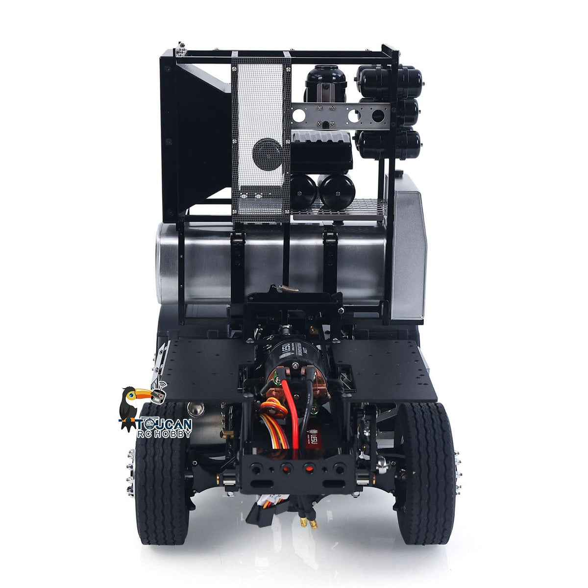 In Stock TOUCAN RC HOBBY LESU Metal RC Assembled Heavy-duty Chassis for 1/14 Scale 1851 3363 Tractor Truck 3 Speed Transmission Highline Equipment Rack Truck UpgradeParts