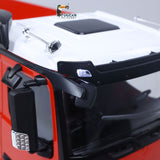 Metal 1/14 RC Hydraulic Dumper 8x8 Roll Off Dump Truck 3363 Emulated Car Model Rear Axle Steering ST8 Remote Control 3-speed