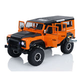 1/10 Scale YIKONG RC Crawler Car 2Speed W/ Motor ESC Servo Radio Controller Light for 4x4 Off Road Vehicle Model