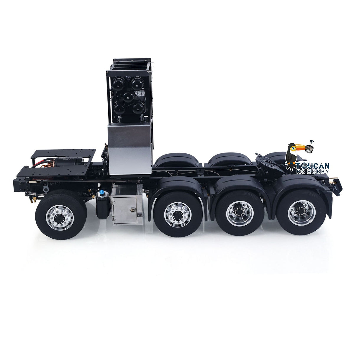 In Stock TOUCAN RC HOBBY LESU Metal RC Assembled Heavy-duty Chassis for 1/14 Scale 1851 3363 Tractor Truck 3 Speed Transmission Highline Equipment Rack Truck UpgradeParts