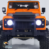 1/10 Scale YIKONG RC Crawler Car 2Speed W/ Motor ESC Servo Radio Controller Light for 4x4 Off Road Vehicle Model