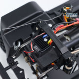 1/10 Scale YIKONG RC Crawler Car 2Speed W/ Motor ESC Servo Radio Controller Light for 4x4 Off Road Vehicle Model