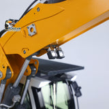 1:14 RC Hydraulic Wheeled Excavator LR914 8-ways Valve 4*4 Digger Engineering Vehicle RTR Axle Lock Upgrade Brushless Motor ESC