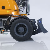 CUT Model 1/14 Remote Control Hydraulic Wheeled Excavator 3Arms LR914 8CH Valve Metal RC Digger Flysky PL18EV Lite Radio RTR