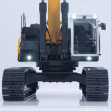 XDRC 1/14 945 Metal RC Hydraulic Excavator Remote Control Digger Assembled Painted Hobby Model Sound Light System
